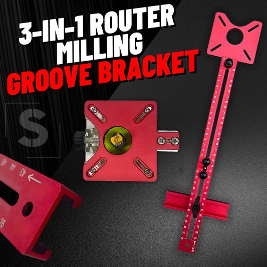 SANRICO 3-in-1 Router Milling Groove Bracket