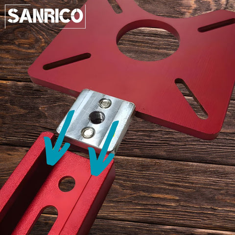 SANRICO 3-in-1 Router Milling Groove Bracket