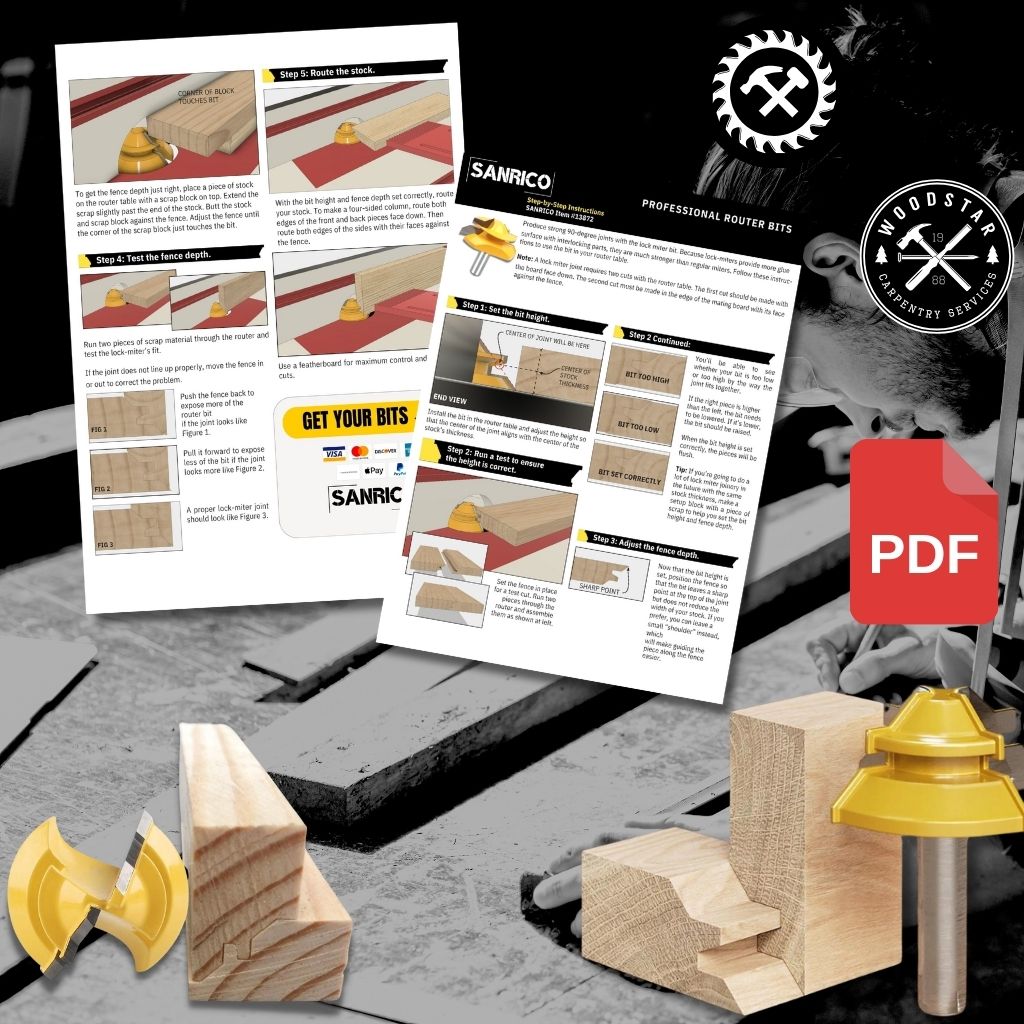 Mastering the 45-Degree Lock Miter Router Bit