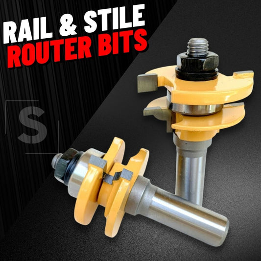 Rail & Stile Router Bit - 1/2" Shank (2 Pcs)