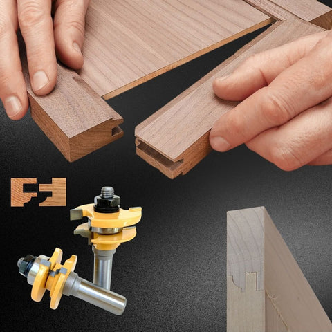 Rail Track Router Bit Rail & Stile Router Bit - 1/2