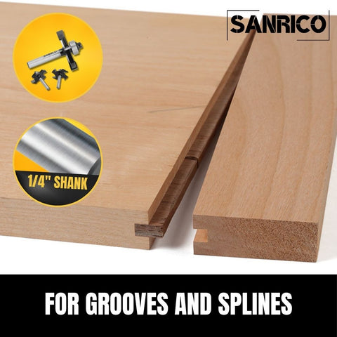 Slot Cutter Router Bit - Set of 2 Sizes