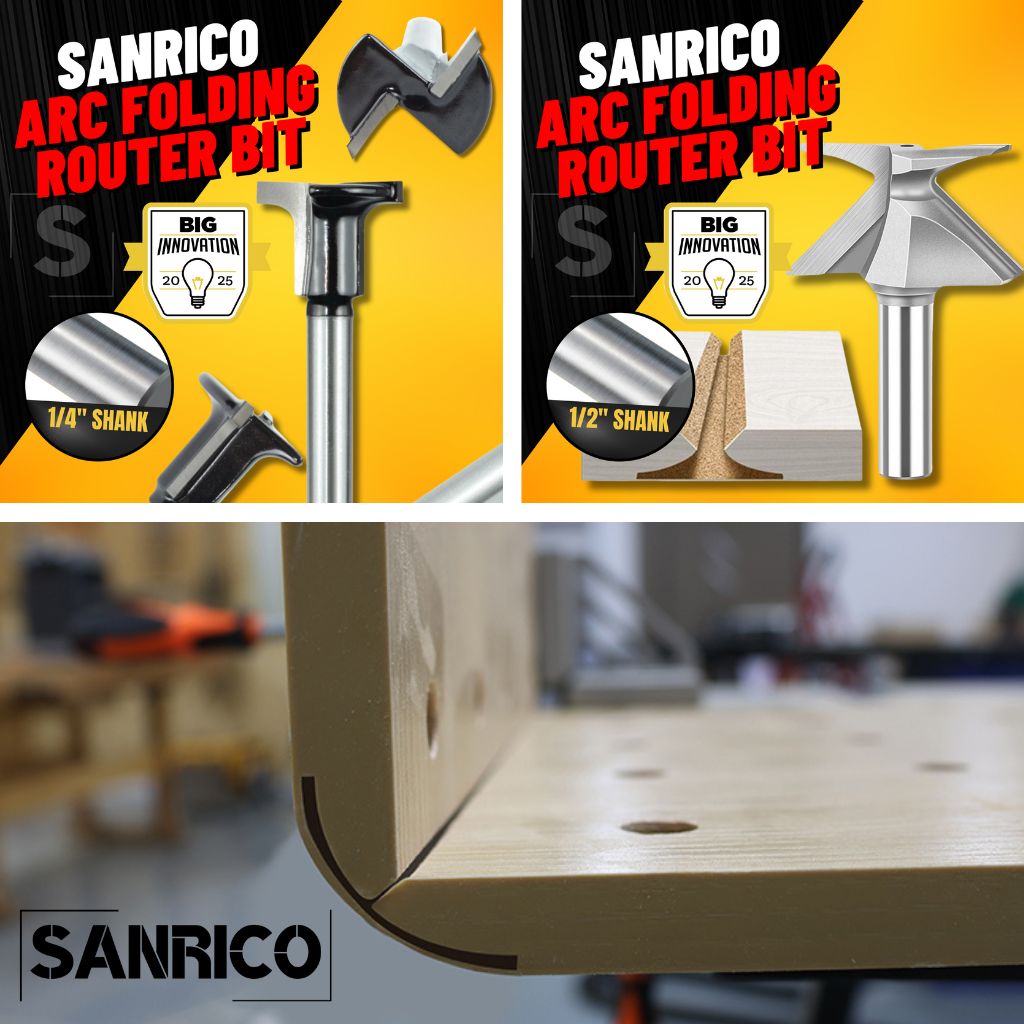 Arc Folding Router Bit – SANRICO DEALS