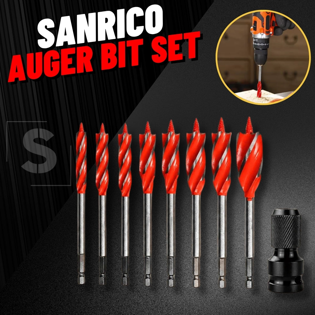 SANRICO Auger Bit Set (8 Pcs)