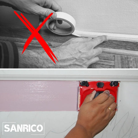 SANRICO CleanEdge Paint Tool + 10 Pads
