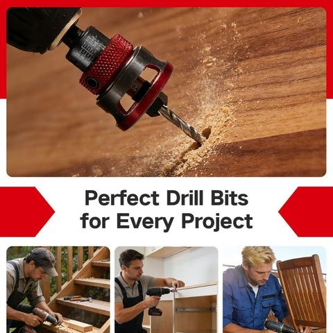SANRICO Countersink Drill Bit Set