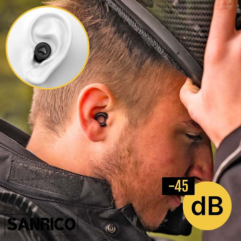 SANRICO Noise-Reducing Earplugs (Pro Grade)