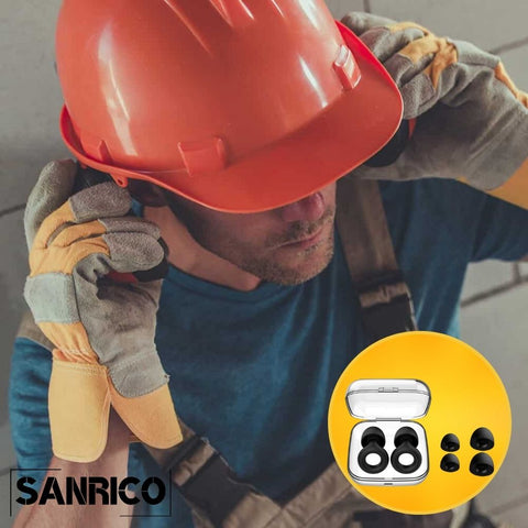 SANRICO Noise-Reducing Earplugs (Pro Grade)