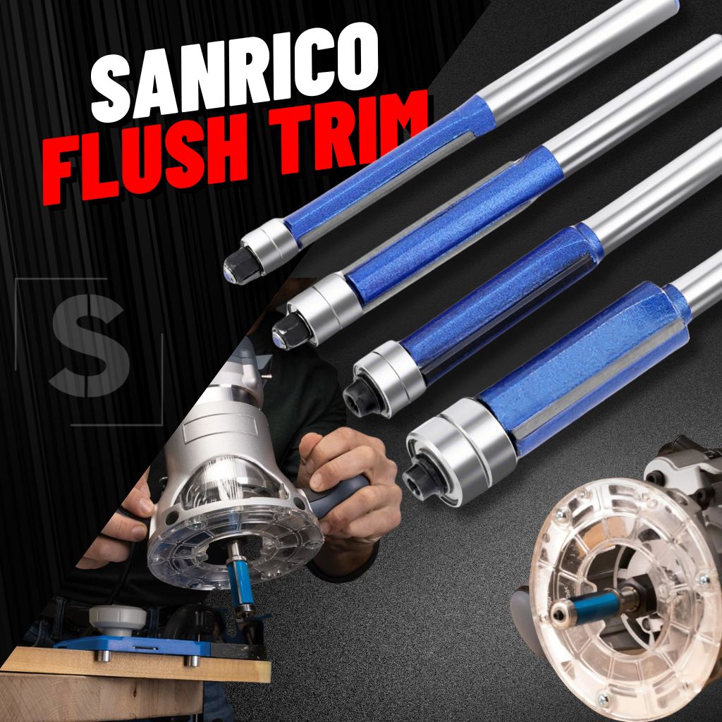 SANRICO Flush Trim Bit Set