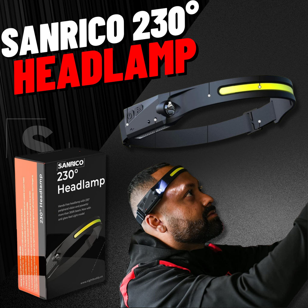 SANRICO 230° Headlamp