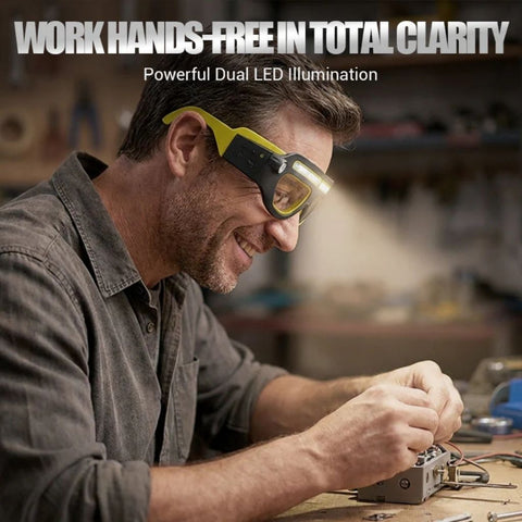 Hands-Free LED Glasses