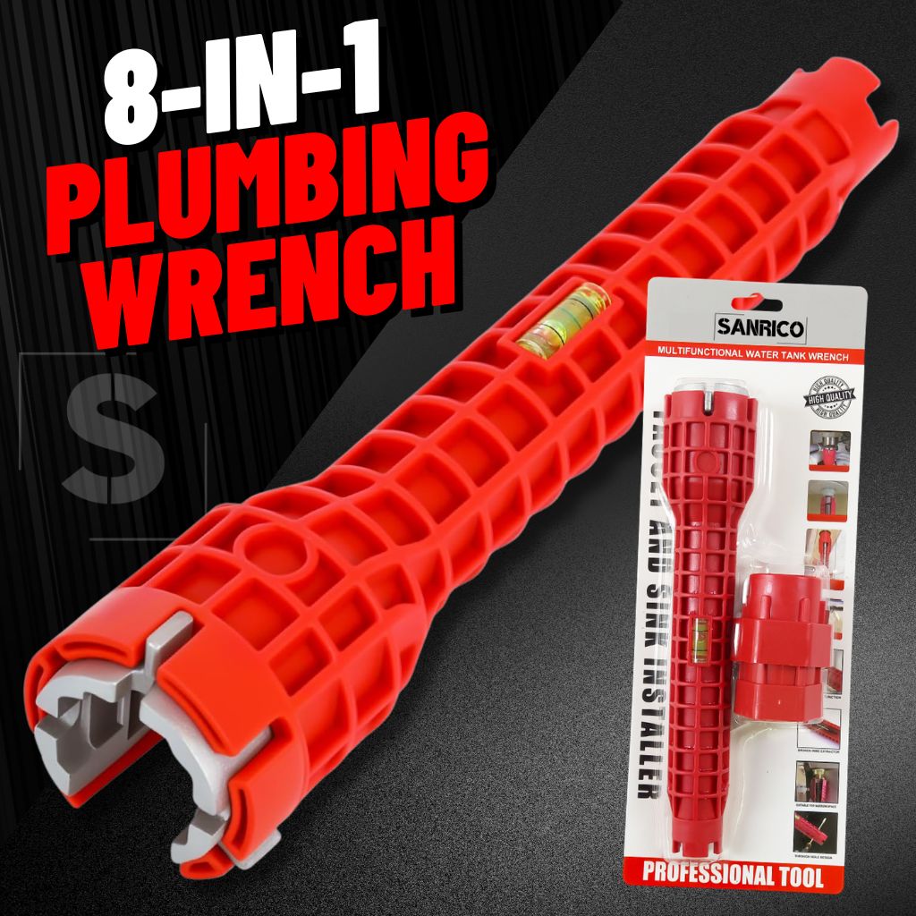 SANRICO 8-in-1 Plumbing Wrench