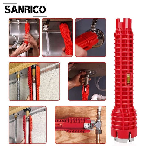 SANRICO 8-in-1 Plumbing Wrench
