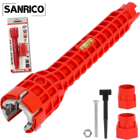 SANRICO 8-in-1 Plumbing Wrench