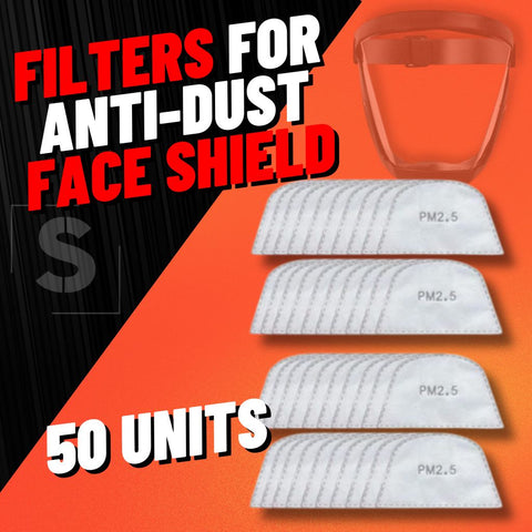 Set of Filters for Anti-Dust Face Shield (50 Pcs) (VIP Link)