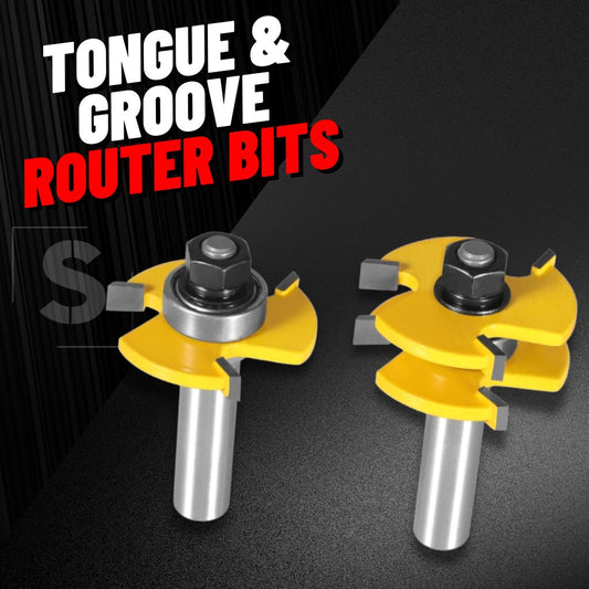 Tongue & Groove Router Bit - 1/2" Shank