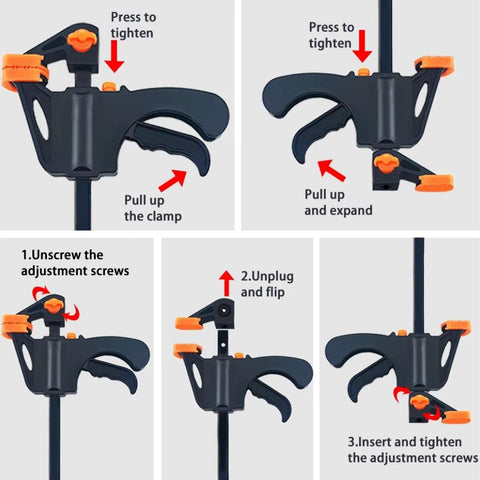 Quick Release Clamps (5 Pcs)