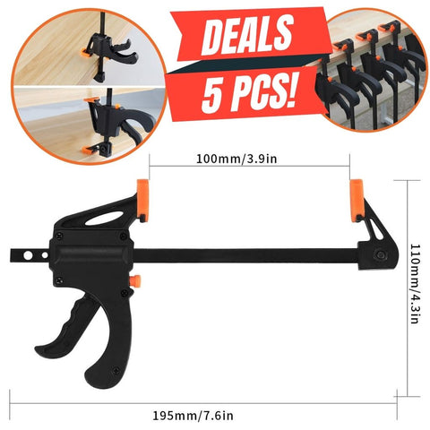Quick Release Clamps (5 Pcs)