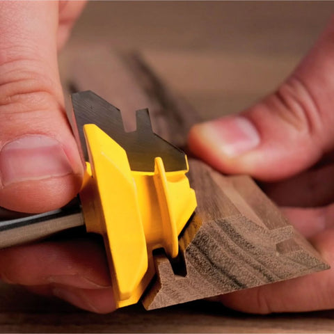 45-degree Lock Miter Router Bit Set