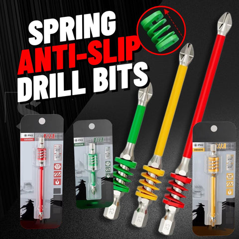 Spring Anti-Slip Drill Bits