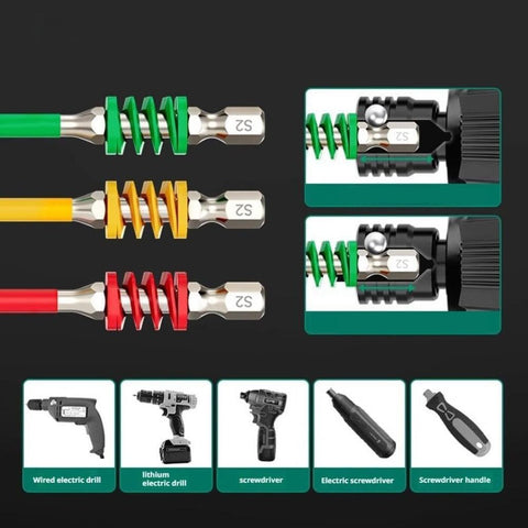 Spring Anti-Slip Drill Bits