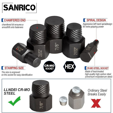 SANRICO XL Xtractor Set (10 Bits)