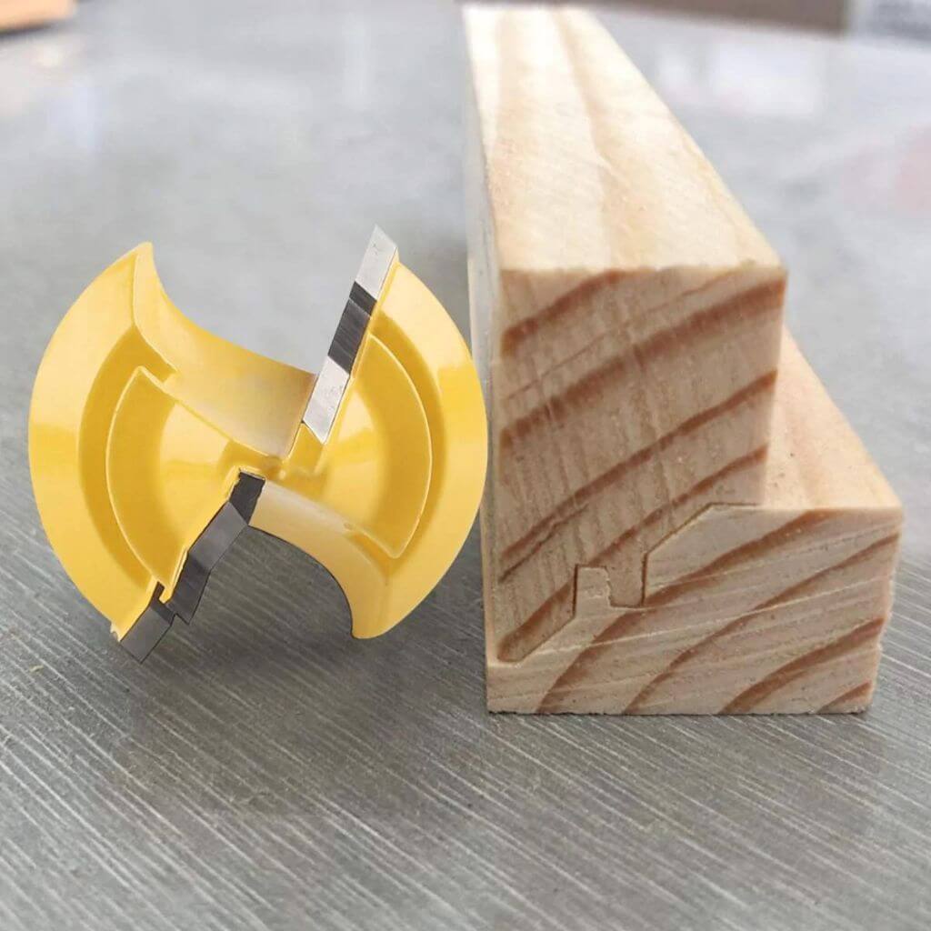 45-degree Lock Miter Router Bit - 1/2