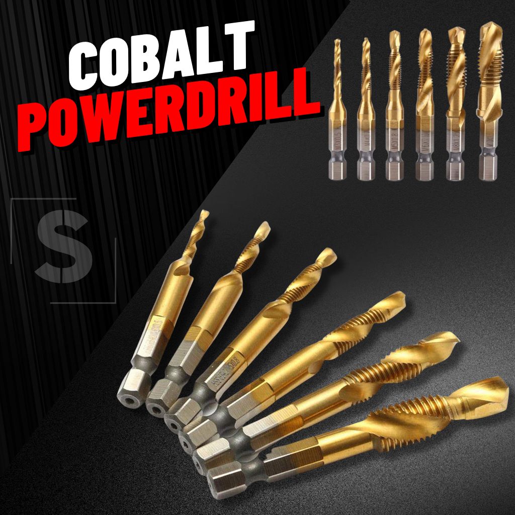 Cobalt PowerDrill™ Set (6 pcs)