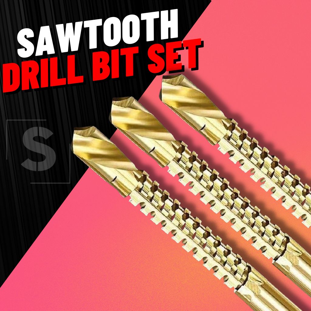 Sawtooth Drill Bit Set (6 Pcs)